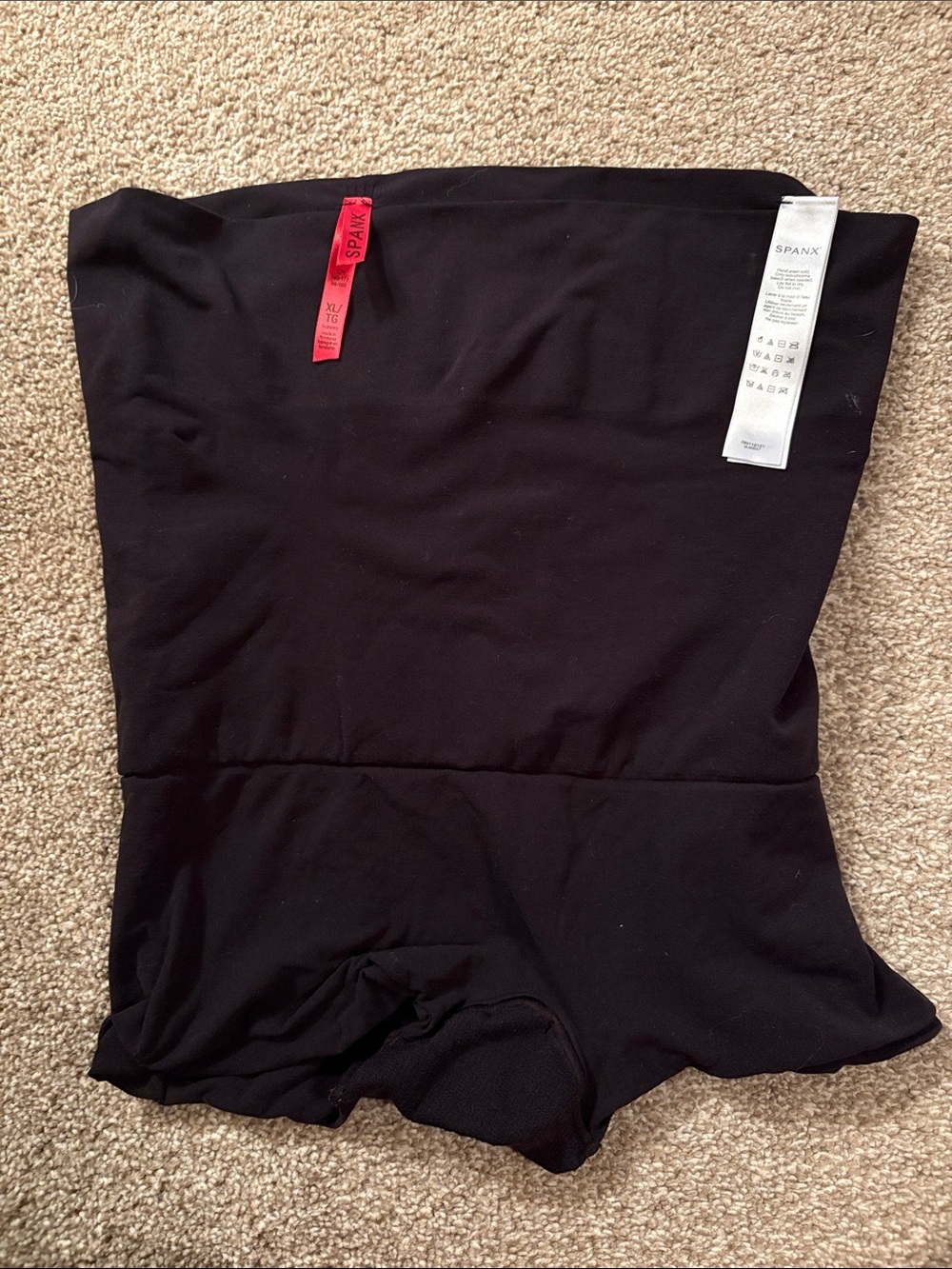 SPANX Black Strapless Shaping Bodysuit